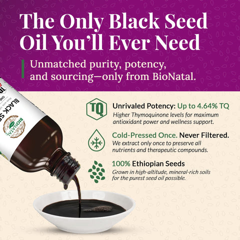 Ethiopian Black Seed Oil 4.2oz (GLASS)