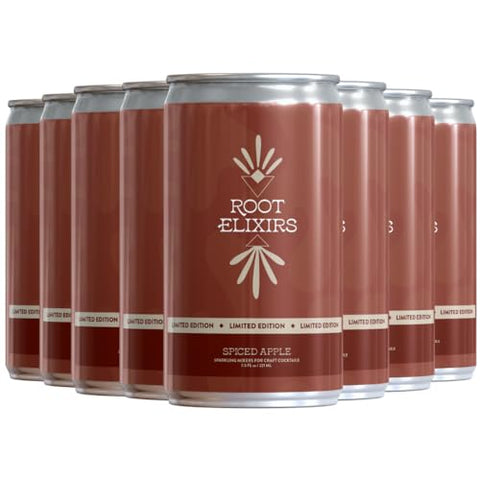 Sparkling Spiced Apple Premium Cocktail Mixer 24 Cans Root Elixirs