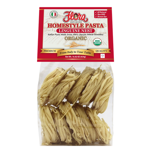Homestyle Organic Linguine Pasta Nest 16.02 oz Flora