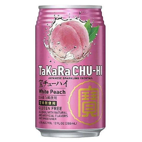 TaKaRa White Peach Japanese Sparkling Cocktail 355ML