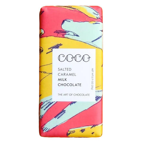 Salted Caramel Milk Chocolate Mini Bar 20G COCO Chocolatier