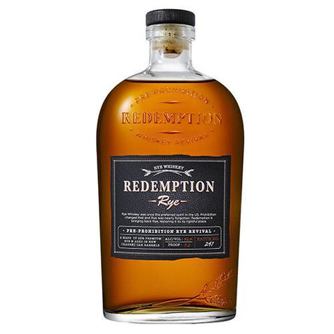 Redemption Pre-Prohibition Rye 750ML Whiskey