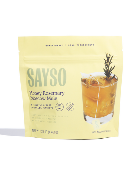 Sayso Honey Rosemary Moscow Mule Cocktail Sachets