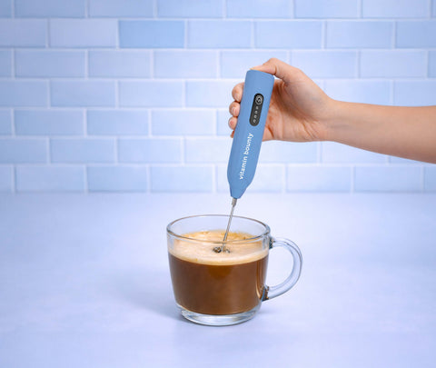 Electric Milk Frother Smooth Collagen Mixing Handheld Frother
