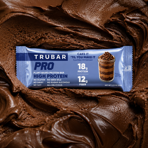 Plant-Based High Performance Protein Bar Cake It 'Til You Make It TRUBAR PRO