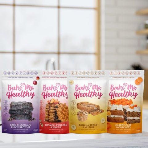 Oatmeal Protein Pancake & Waffle Plant-Based Baking Mix Bake Me Healthy