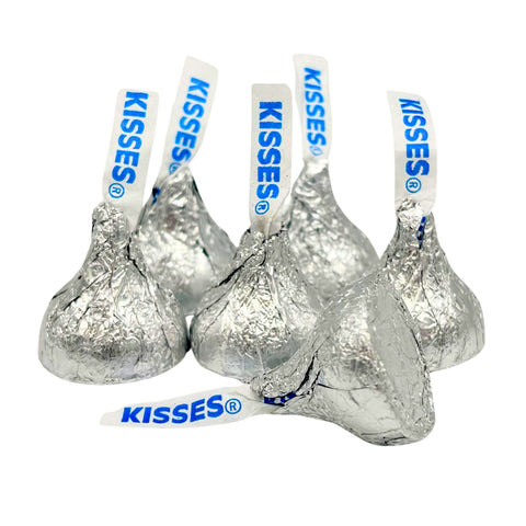 Hershey's Kisses Silver Foils Milk Chocolate Bulk Value Bag