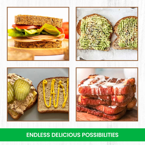 Carbolicious Bread Low-Carb, Sugar-free, Keto, Atkins Friendly 16 oz -2g Carbs- Per Slice One Loaf (16 oz)