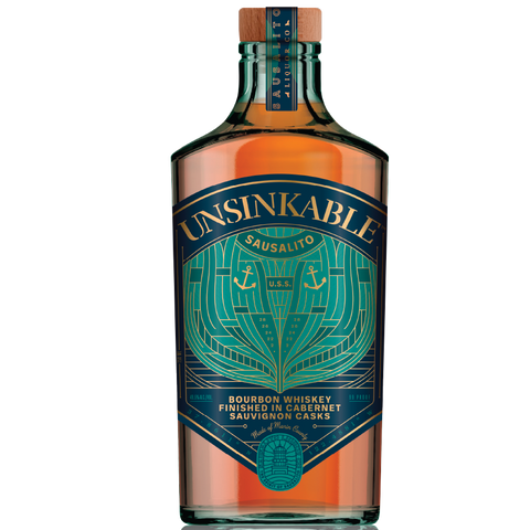 Unsinkable Bourbon Finished in Cabernet Sauvignon Casks 750ML Sausalito Liquor Co.