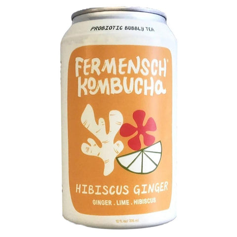 Hibiscus Ginger Kombucha 12OZ Kombucha Fermensch