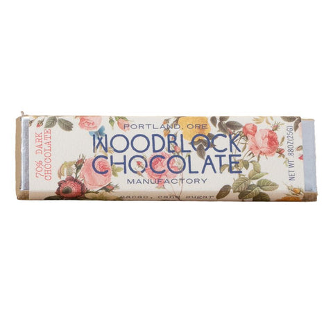 Woodblock Chocolate House Blend Dark Chocolate 70% 25G