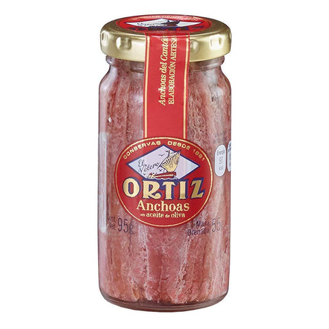Anchovy Fillets in Olive Oil 95G Ortiz