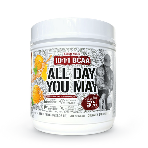 5% Nutrition All Day You May 10:1:1 Ratio BCAA with Joint & Liver Support Blend