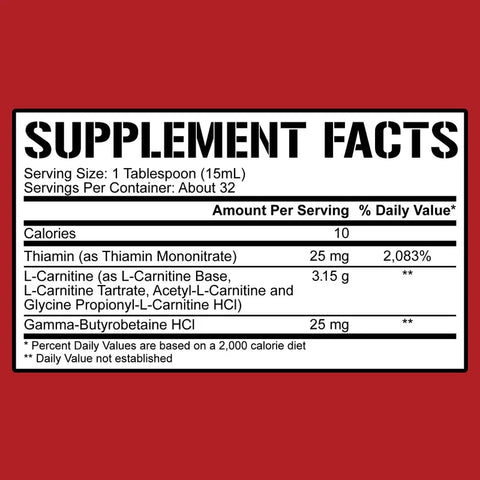 5% Nutrition Liquid L-Carnitine 3150 | Advanced Fat Metabolism & Energy Support