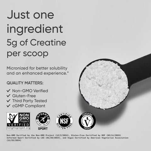 Sports Research Micronized Creatine Monohydrate -165 Servings, Unflavored