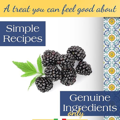 Perle di Sole Blackberry Jellies — Italian Fruit Gelée (7 oz / 200g)