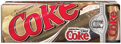 Coke Diet Caffeine Free Soda, 12 Fl Oz Can, Pack of 24