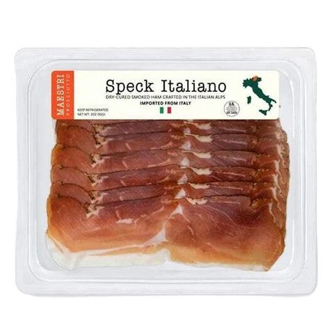 Speck Italiano Dry-Cured Smoked Ham 3OZ Maestri