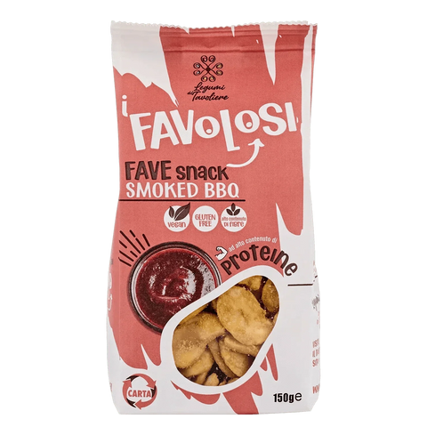 Smoked BBQ Fave Snack Crisp Savory Snack Flora