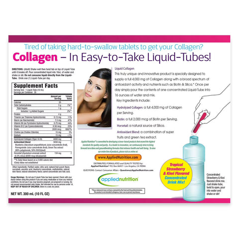 Applied Nutrition Liquid Collagen 30 Liquid Tubes