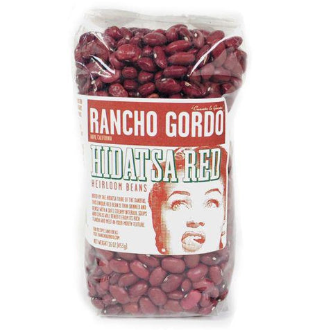 Rancho Gordo Hidatsa Red Thin-Skinned Heirloom Beans 16OZ