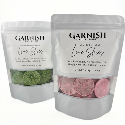 Pink and Green Luster Dust Dried Lime Garnish Set 2 Pack Wicked Inspired