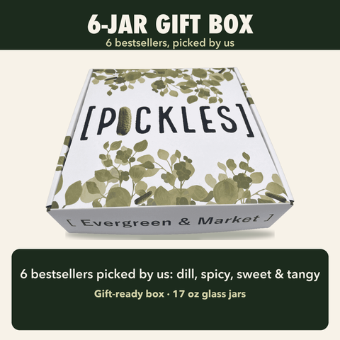 6-Jar Gift Box Assorted 17oz Pickles