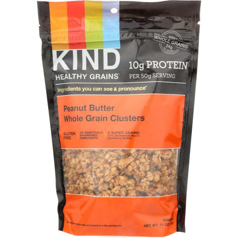 Peanut Butter Clusters Whole Grain Protein Power Healthy Grains KIND