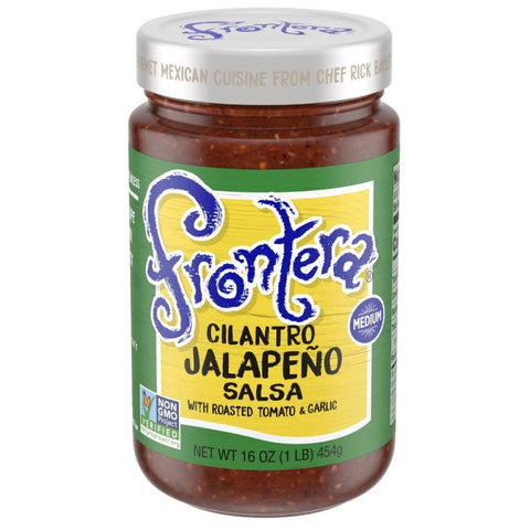 Mexican Salsa Medium Jalapeno Cilantro Salsa FRONTERA 16 oz