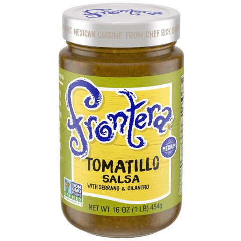 Tomatillo Medium Salsa 16 oz Frontera