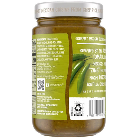Tomatillo Medium Salsa 16 oz Frontera