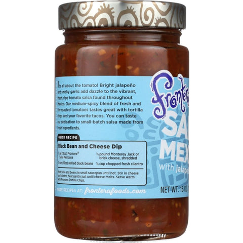 Salsa Mexicana Medium Spicy Salsa 16 oz Frontera