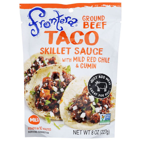 Ground Beef Taco Skillet Sauce Mild Red Chile 8 oz FRONTERA