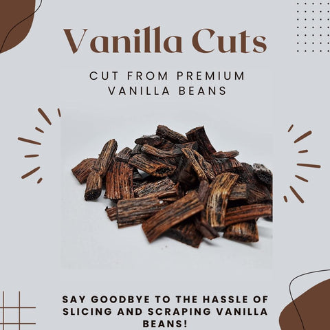 Premium Vanilla Cuts Grade B Whole Vanilla Beans 1 lb