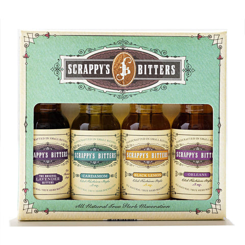 Scrappy's Bitters Experimental Styles Bitters Set 4x0.5OZ