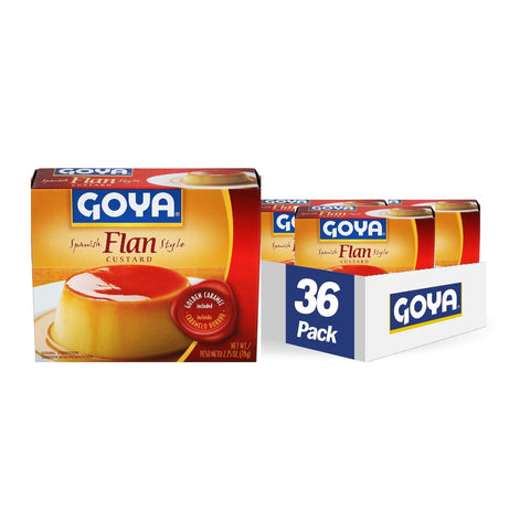 Goya Foods Flan Custard With Caramel, 2.75 Ounce (Pack Of 36)