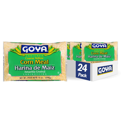 Goya Foods Coarse Yellow Corn Meal, 12 Ounce, Pack of 24, Model 5102