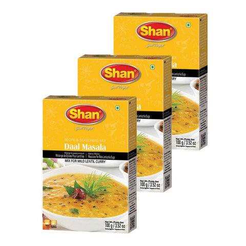 Shan Daal Masala Mix (100G) - Indian Spices And Seasonings For Mild Lentil Curry - Authentic Curry Spice Blend With Natural Ingr