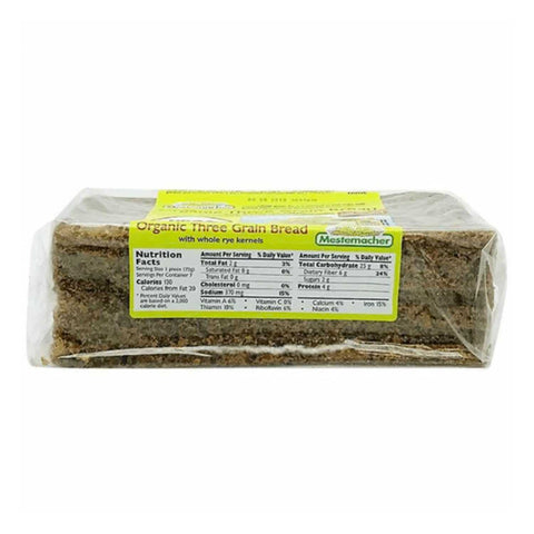 Bread Natural Three Grain 17.6 oz Bread Mestemacher