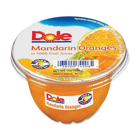 Dole Fruit Bowl Mandarin Oranges, 7 Oz