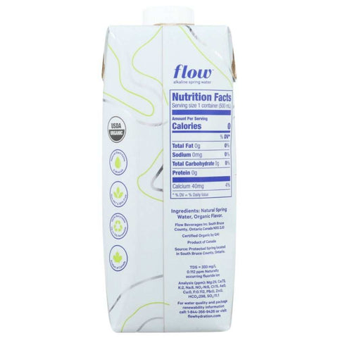 Cucumber Mint Alkaline Spring Water 16.9 fl oz FLOW WATER