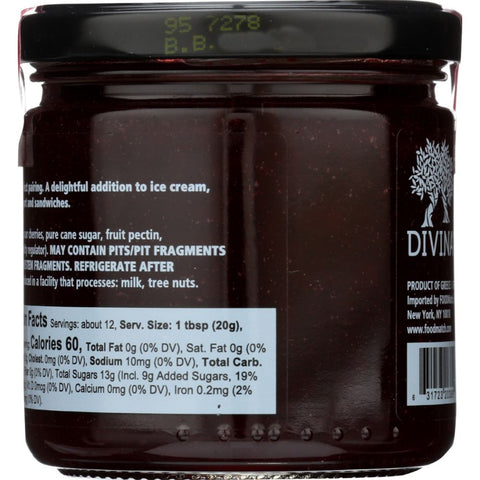 Sour Cherry Spread 9 oz Spread DIVINA