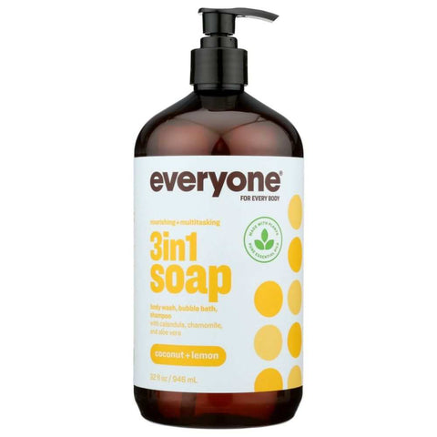 Everyone Coconut + Lemon 3-in-1 Soap 32 Oz EO PRODUCTS