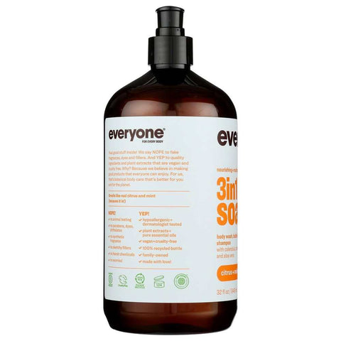 Citrus Mint 3-In-1 Soap 32 oz EVERYONE