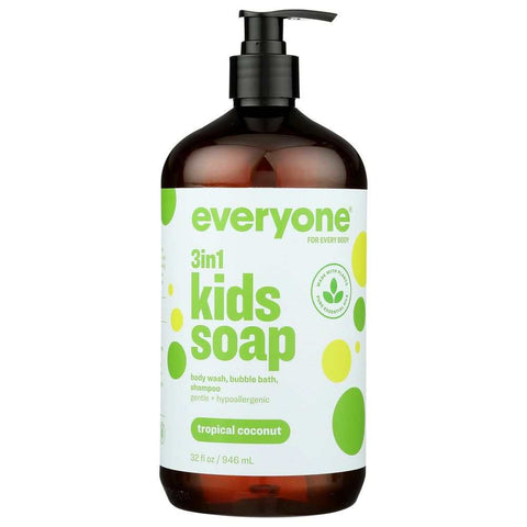 Everyone for Kids 3-in-1 Tropical Twist Soap 32 oz Everyone
