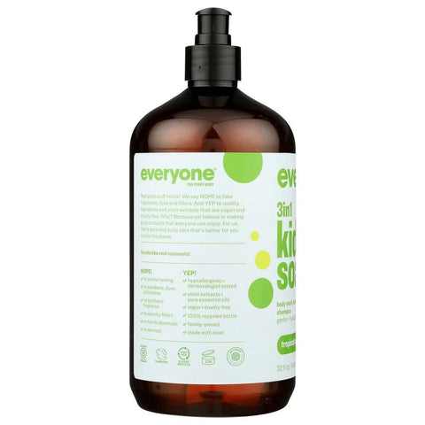 Everyone for Kids 3-in-1 Tropical Twist Soap 32 oz Everyone