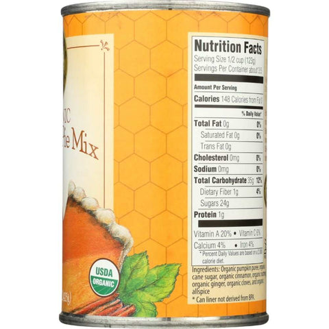 Organic Pumpkin Pie Mix 15 oz Farmers Market Foods
