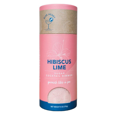 Hibiscus Lime Cocktail Rimming Sugar 6OZ BlueHenry
