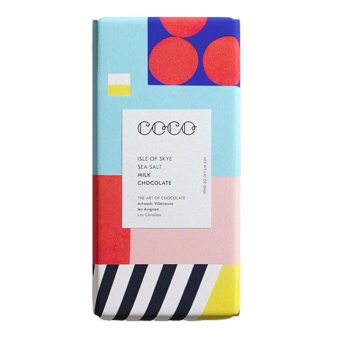 Isle of Skye Sea Salt Milk Chocolate 80G 40% COCO Chocolatier