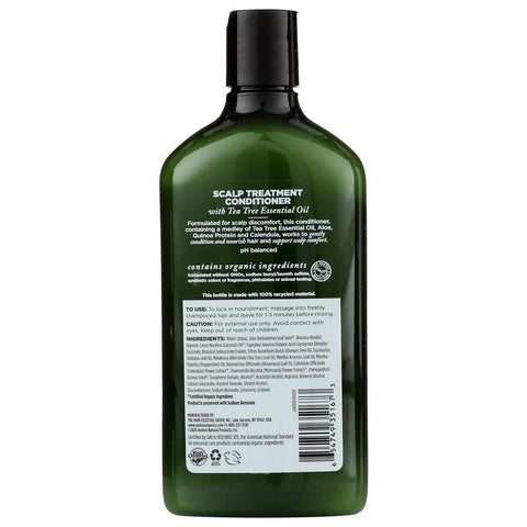 Tea Tree Nourish & Soothe Conditioner Scalp Treatment AVALON ORGANICS 11oz